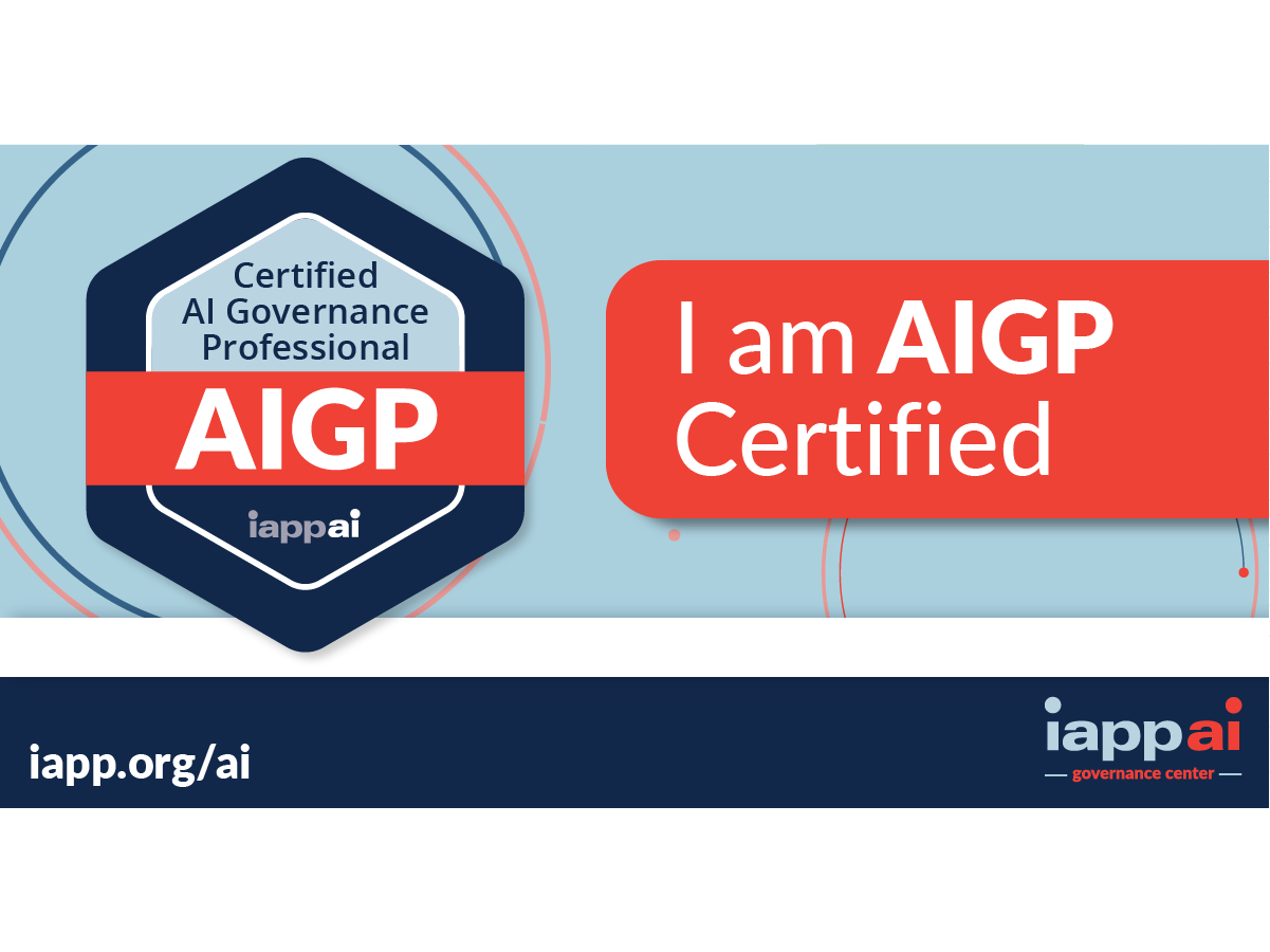 Scott Earns AIGP Certification
